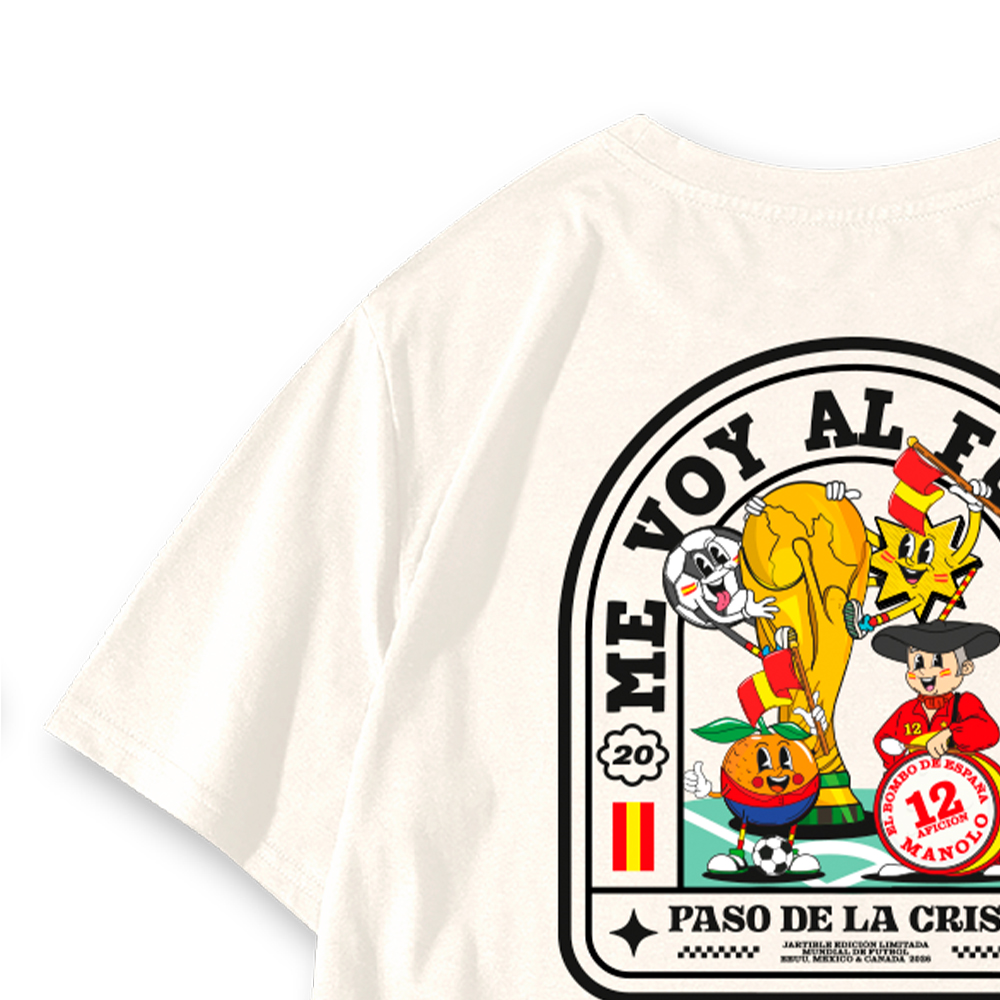 Oversized Me Voy Al Fútbol Limited